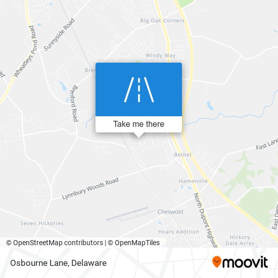 Mapa de Osbourne Lane