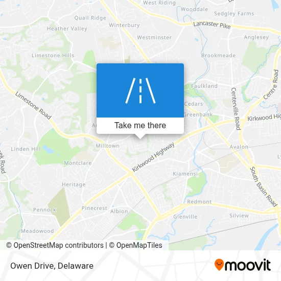 Owen Drive map