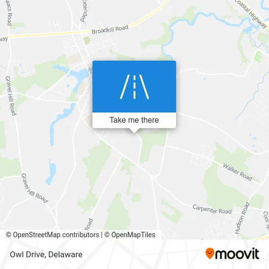 Owl Drive map