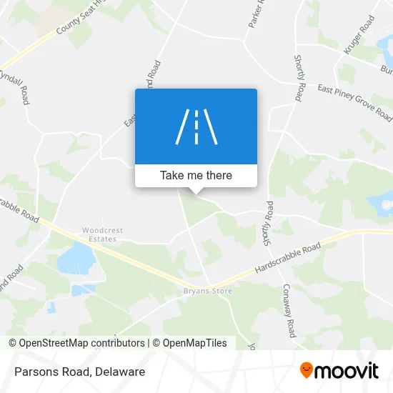 Parsons Road map
