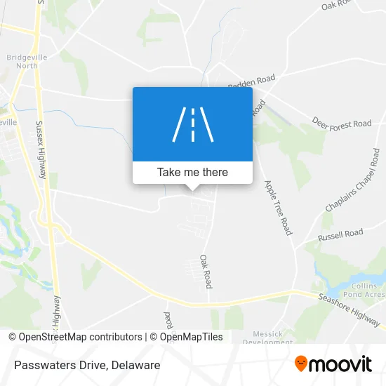 Passwaters Drive map