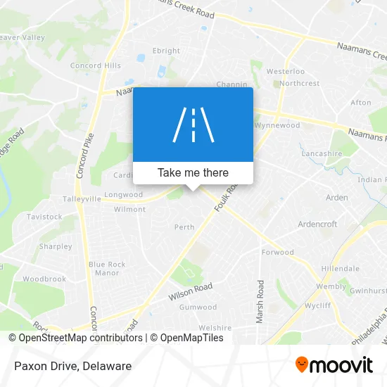 Paxon Drive map