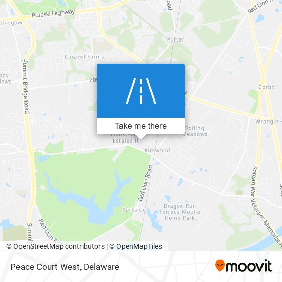 Mapa de Peace Court West