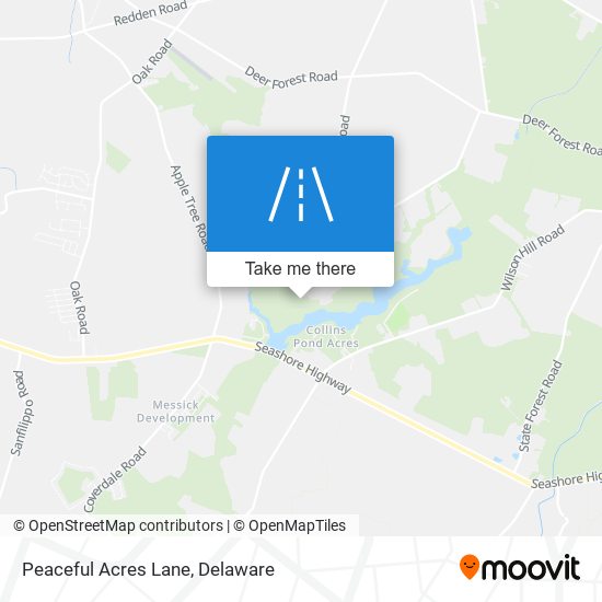 Mapa de Peaceful Acres Lane