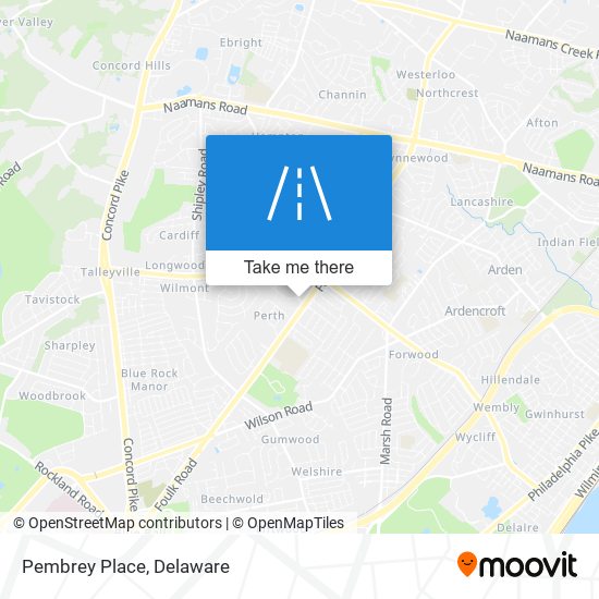 Mapa de Pembrey Place