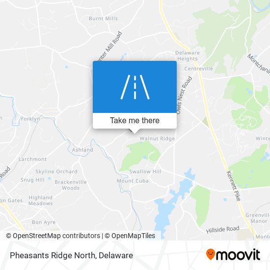 Pheasants Ridge North map