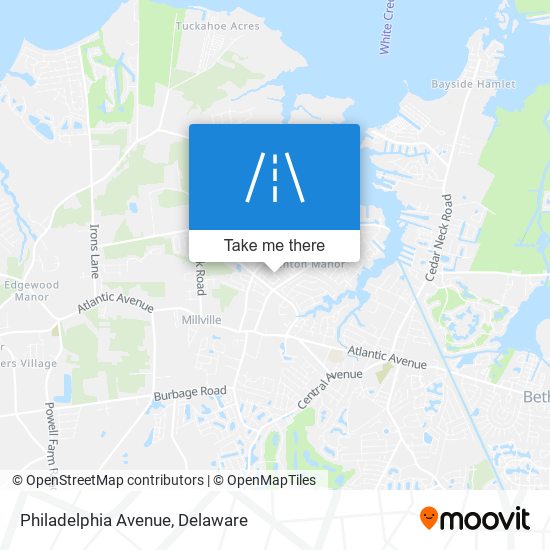 Philadelphia Avenue map