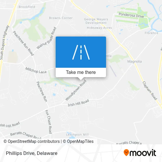 Phillips Drive map