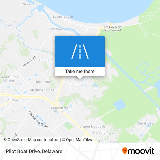 Mapa de Pilot Boat Drive