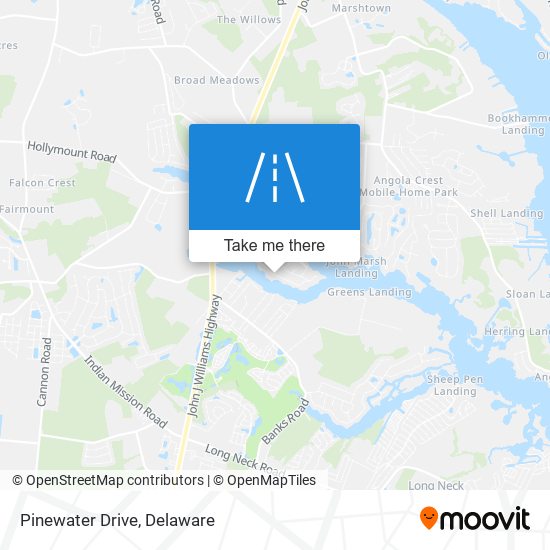 Mapa de Pinewater Drive