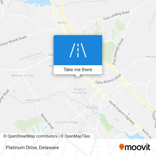 Platinum Drive map