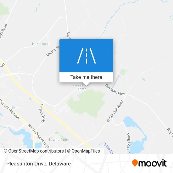Pleasanton Drive map