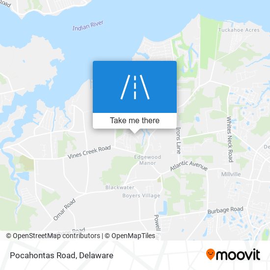 Mapa de Pocahontas Road