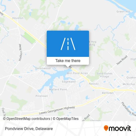 Pondview Drive map