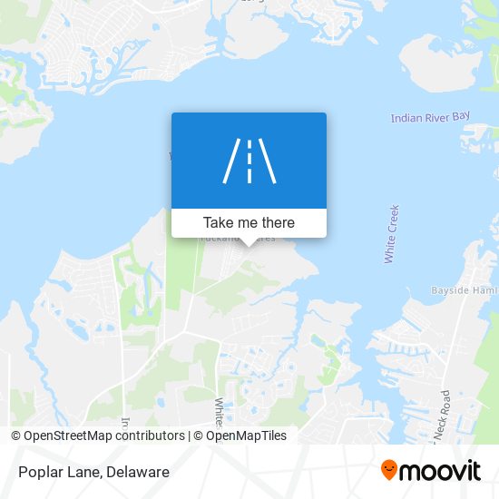 Mapa de Poplar Lane
