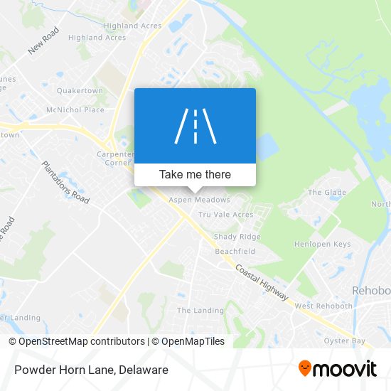 Mapa de Powder Horn Lane