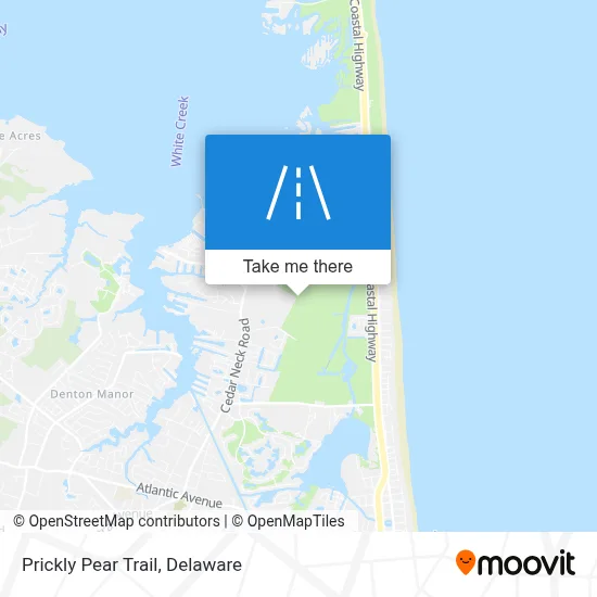 Prickly Pear Trail map
