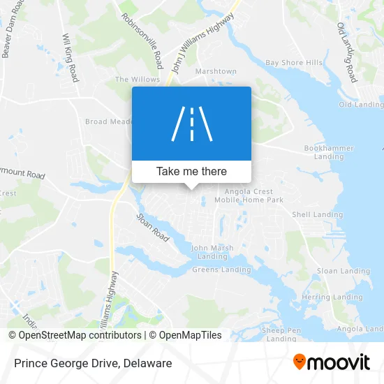 Prince George Drive map