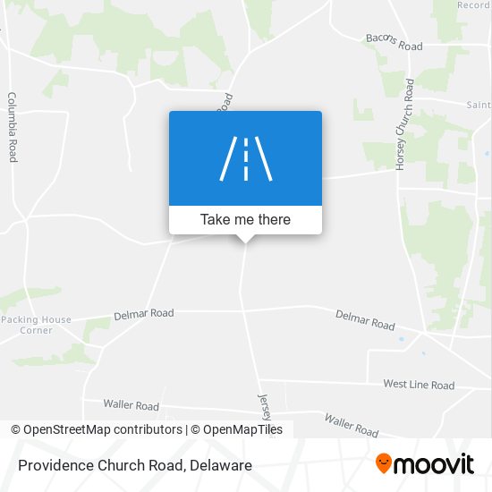 Providence Church Road map