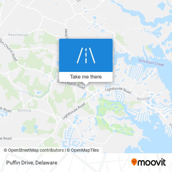 Puffin Drive map