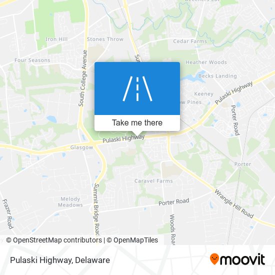 Mapa de Pulaski Highway