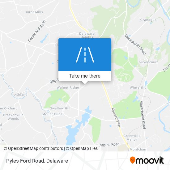 Mapa de Pyles Ford Road