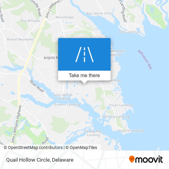 Mapa de Quail Hollow Circle