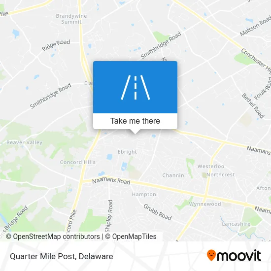 Quarter Mile Post map