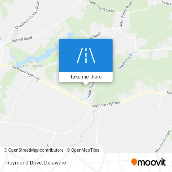 Raymond Drive map