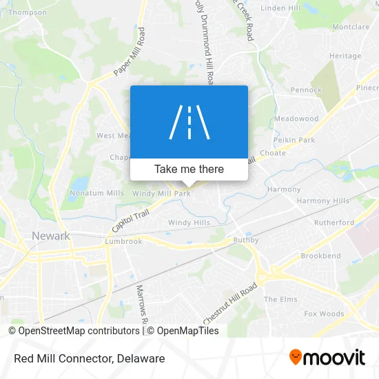 Red Mill Connector map