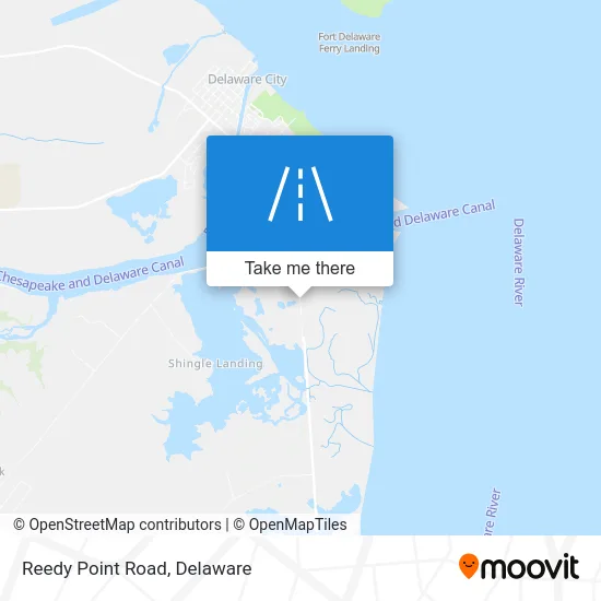 Mapa de Reedy Point Road