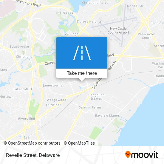 Revelle Street map