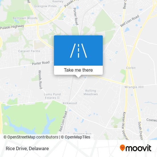 Rice Drive map