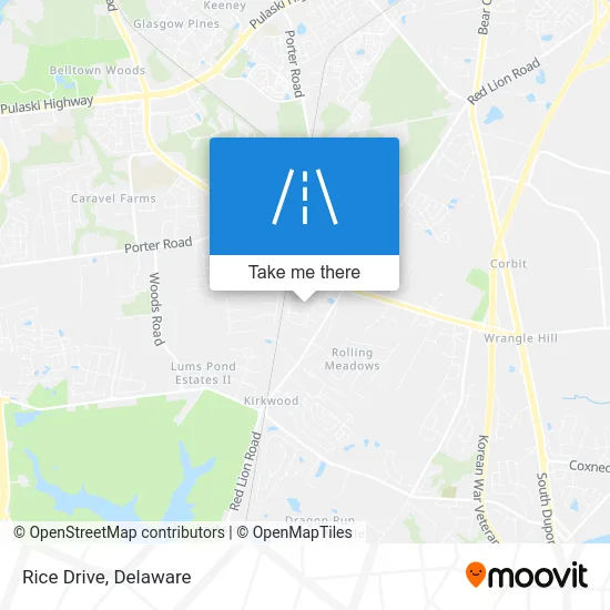 Rice Drive map