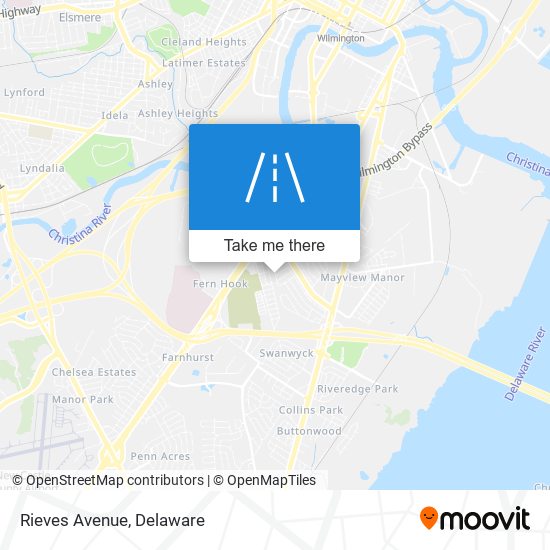 Mapa de Rieves Avenue