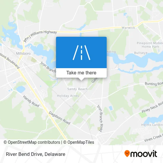 River Bend Drive map