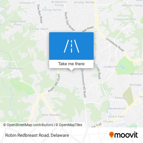 Robin Redbreast Road map