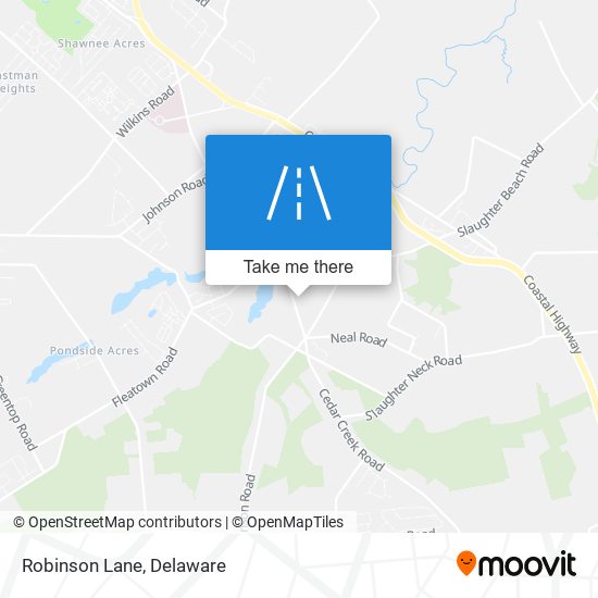 Mapa de Robinson Lane