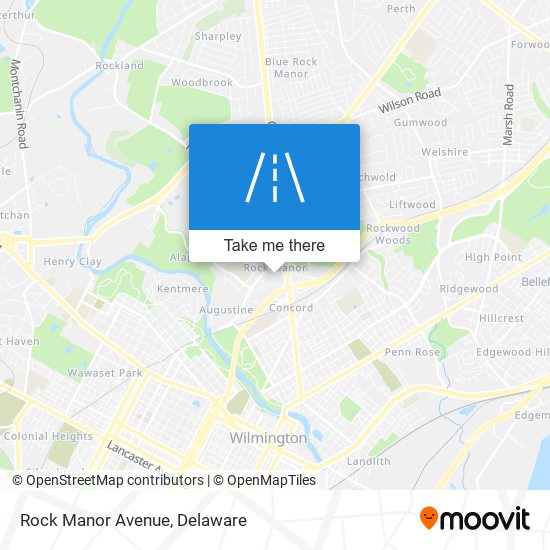 Mapa de Rock Manor Avenue