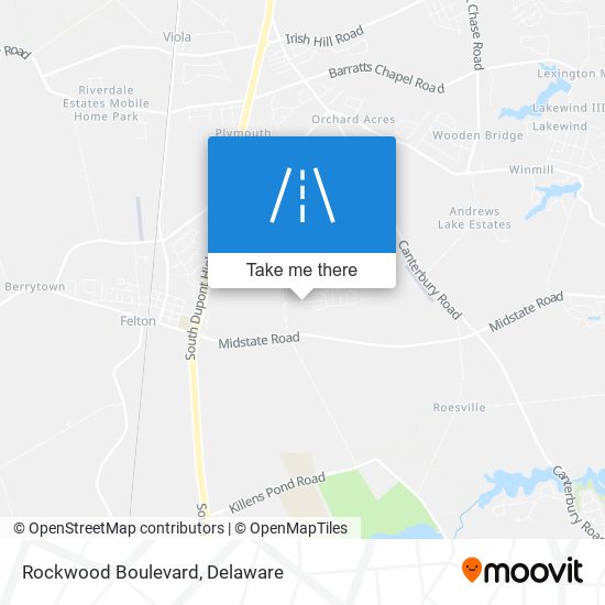 Mapa de Rockwood Boulevard