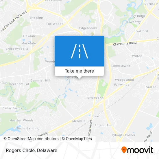 Rogers Circle map