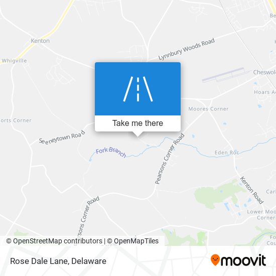 Mapa de Rose Dale Lane
