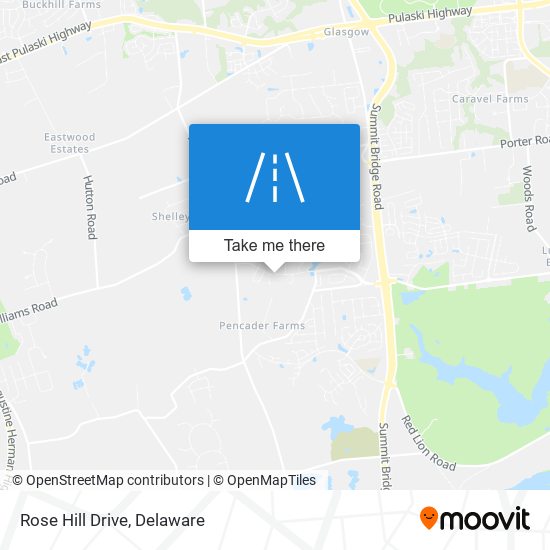 Mapa de Rose Hill Drive