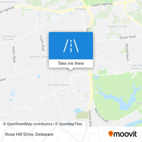 Rose Hill Drive map
