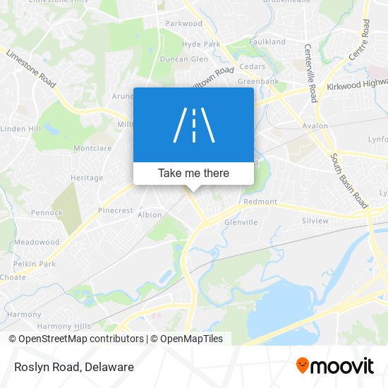 Mapa de Roslyn Road