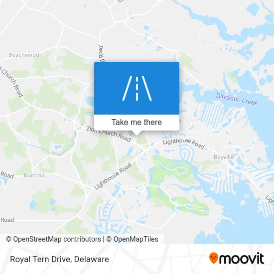 Royal Tern Drive map