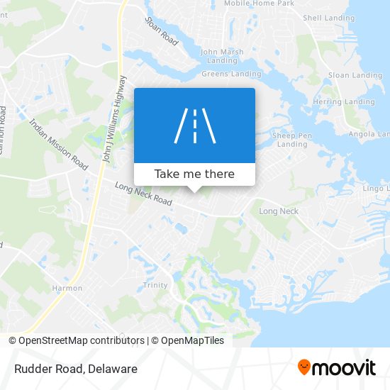 Mapa de Rudder Road