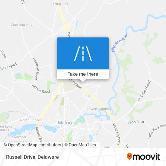 Russell Drive map