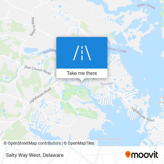 Mapa de Salty Way West