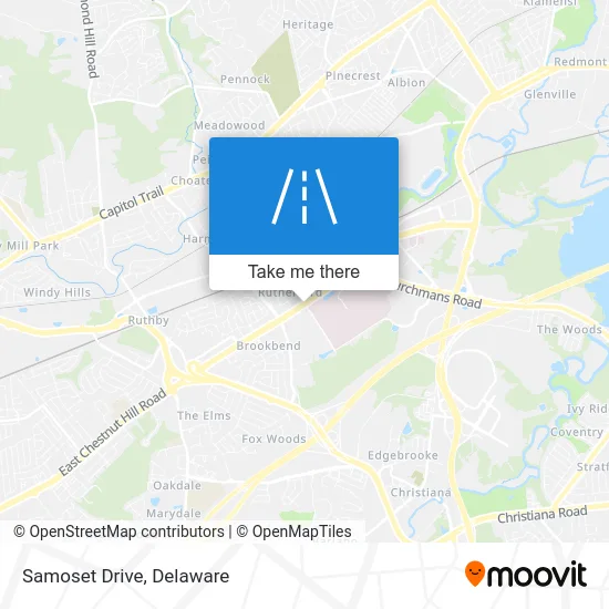 Samoset Drive map